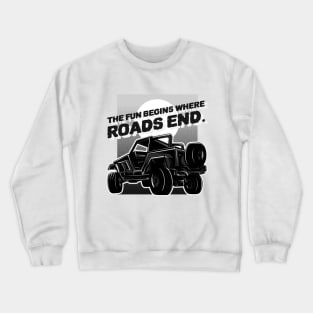 Off-road we go! Crewneck Sweatshirt